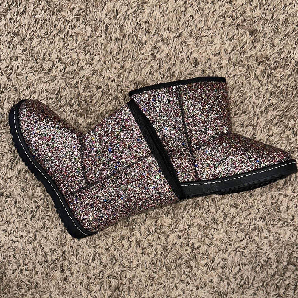 Kids Sparkly Glitter Boots